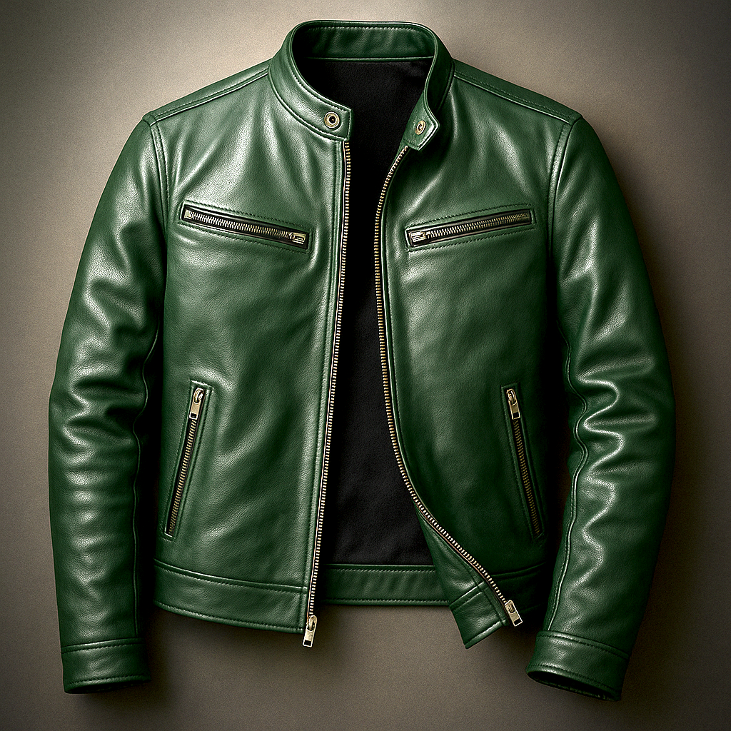 Men's Vintage Leather Jacket – Timeless Style, Top-Quality Craftsmanship