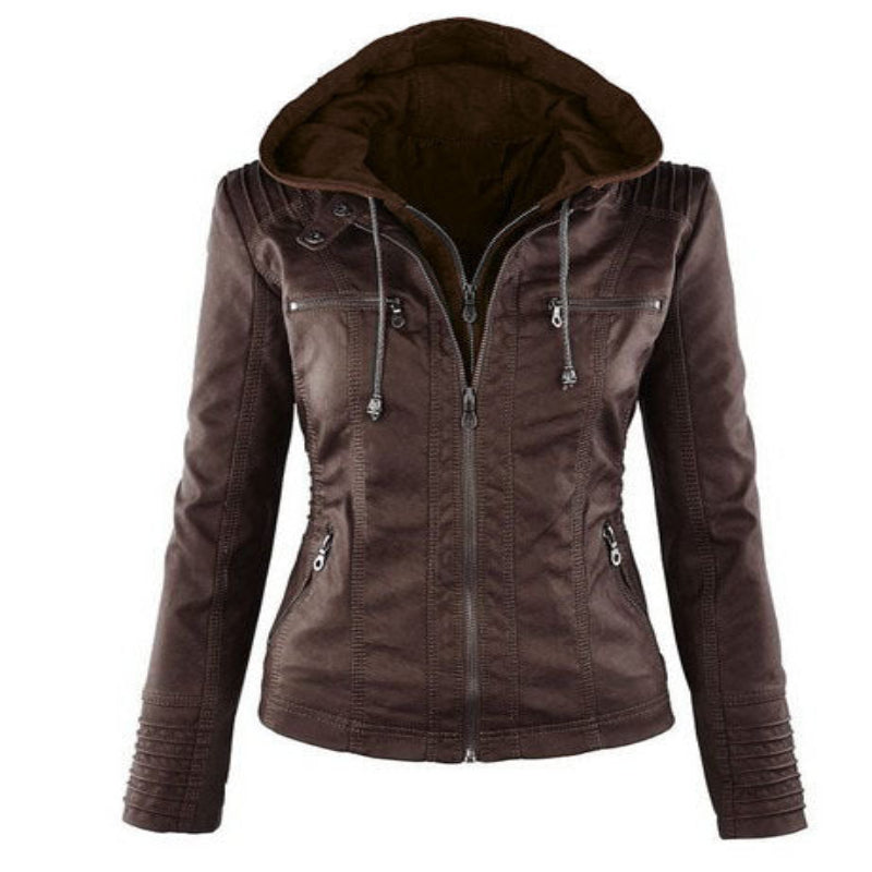 Women’s Hooded Jacket – Lightweight Zip Jacket