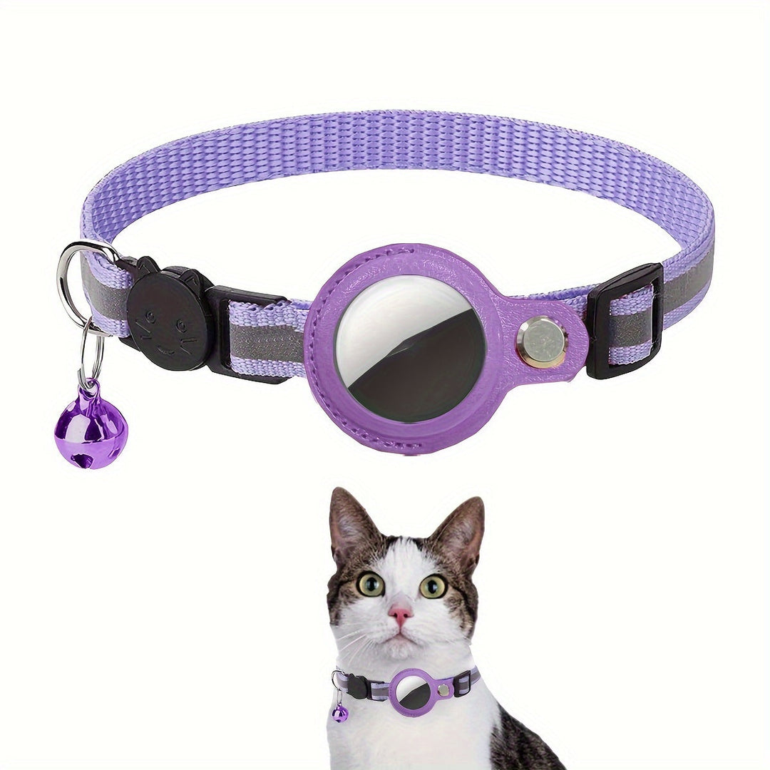 Reflective Cat Collar – Safety Buckle and Bell for Increased Visibility