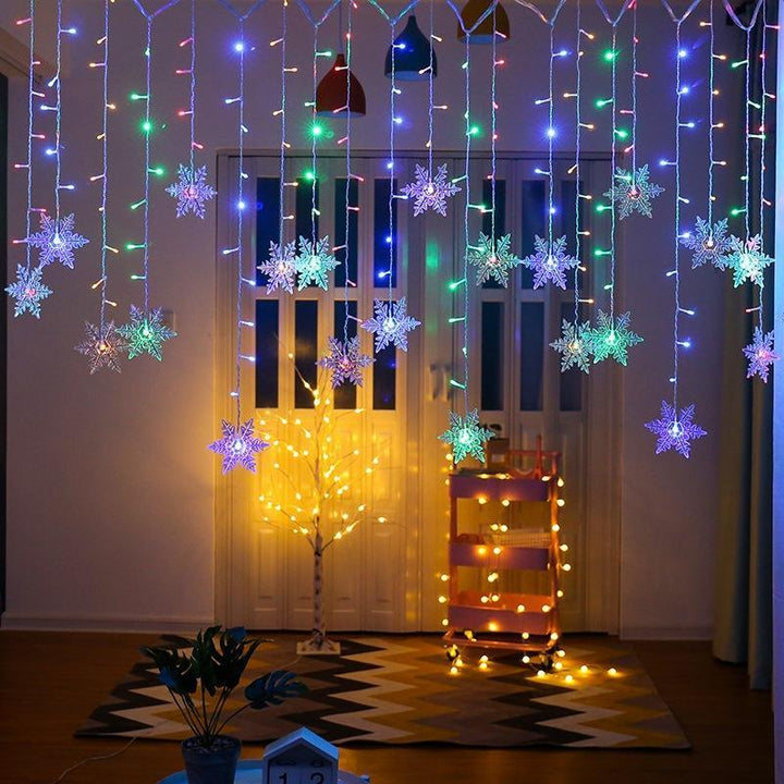 LED Snowflake Fairy Lights | Indoor & Outdoor