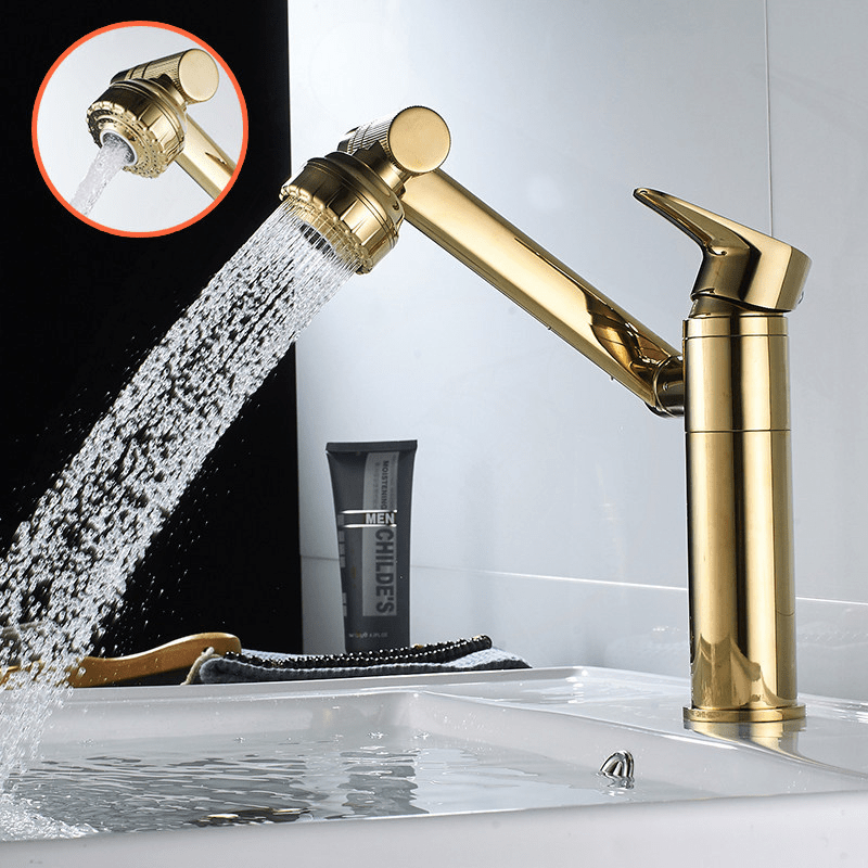 FLEXISPOUT – 360° Flexible Tap with Spray Function for the Sink