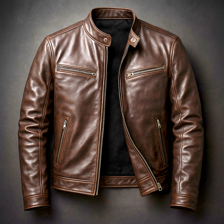 Men's Vintage Leather Jacket – Timeless Style, First-Class Craftsmanship