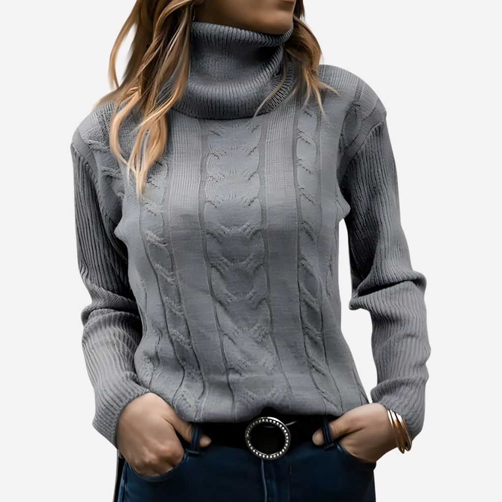 Women’s Turtleneck Pullover – Relaxed Everyday Style