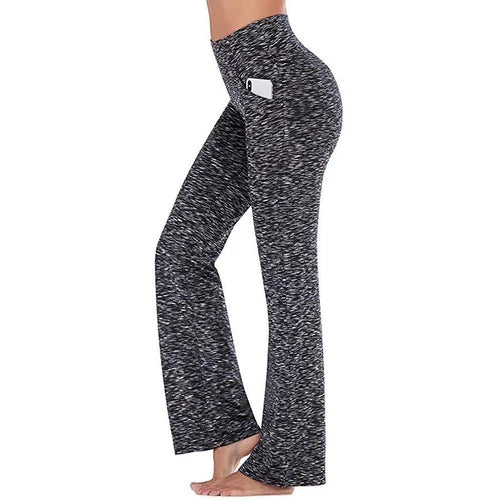 Women's High-Waisted Yoga Trousers – Selina