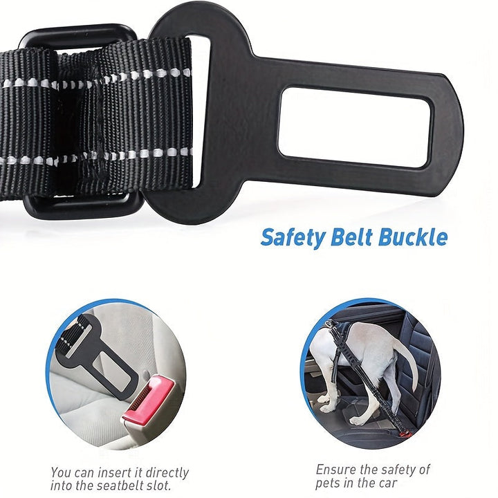 Adjustable Bungee Dog Leash – Shock-Absorbing and Reflective for Large Dogs