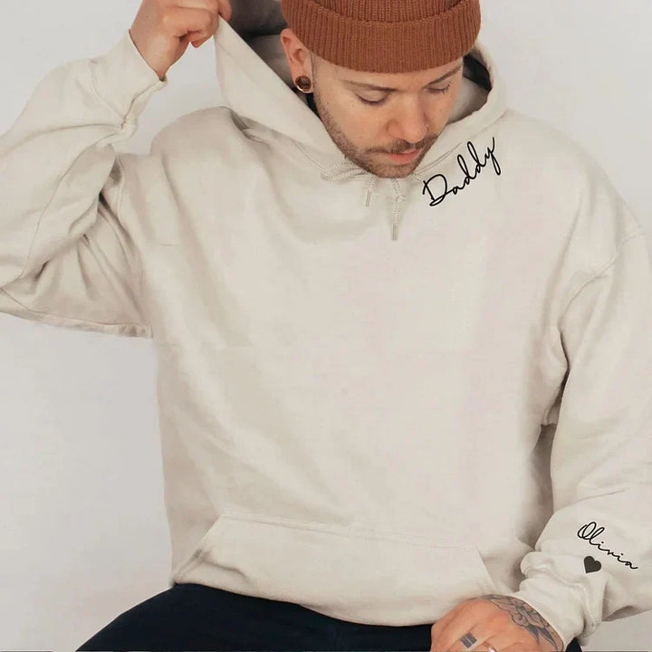 Mother's Day Gift | Embrace Hoodie | Personalisable with Names on the Sleeve