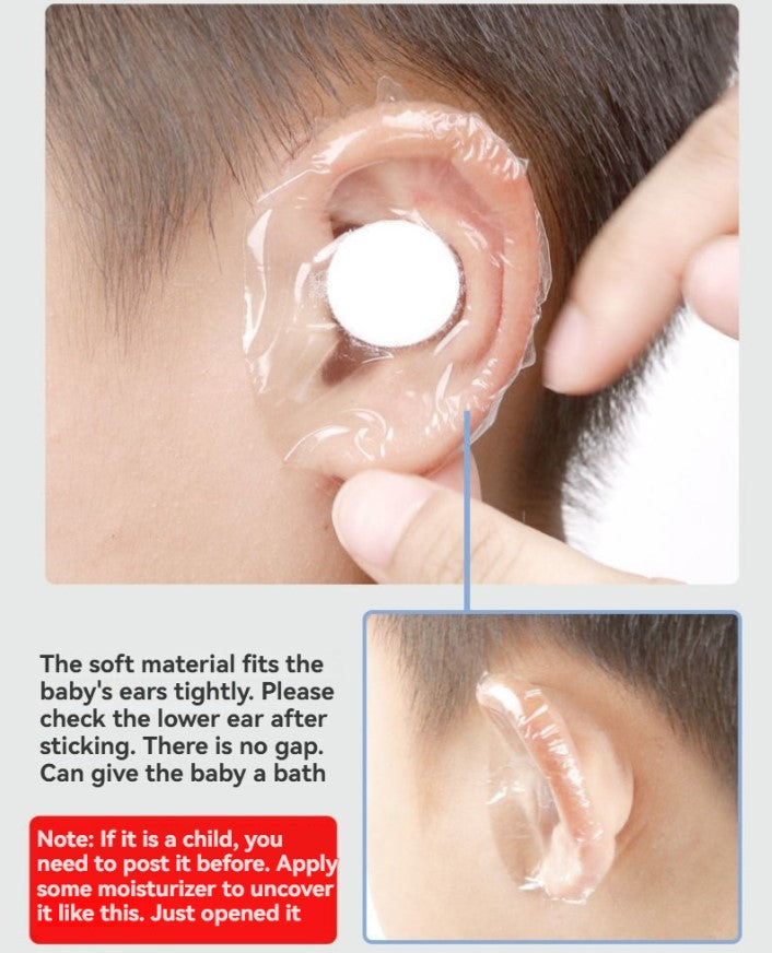 Waterproof Ear Protection Pads for Children During Bathing, Showering and Swimming