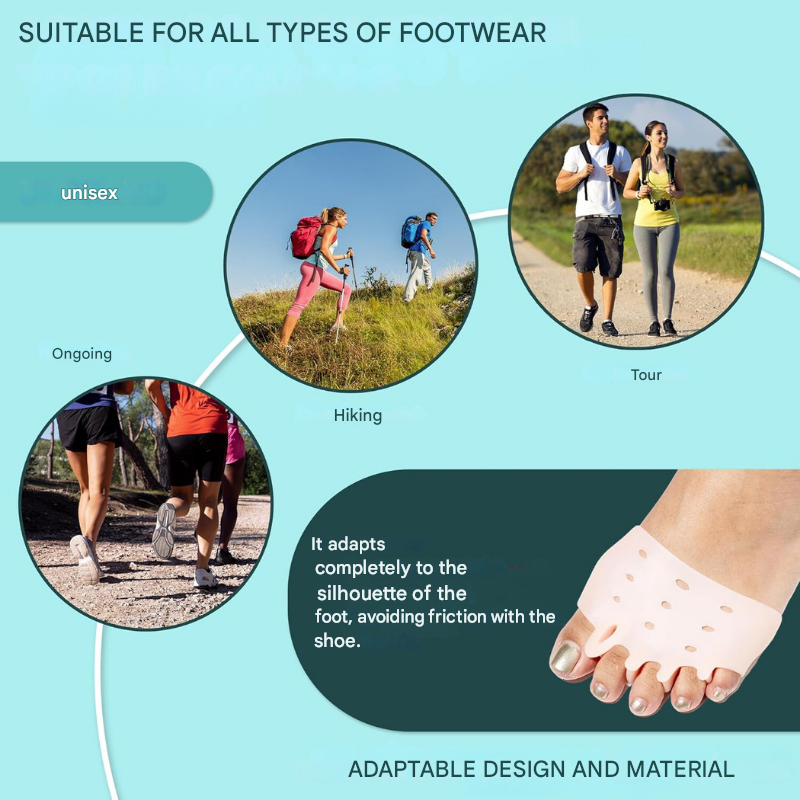 Therapeutic Toe Separators with Cushioning Pads – Podiora