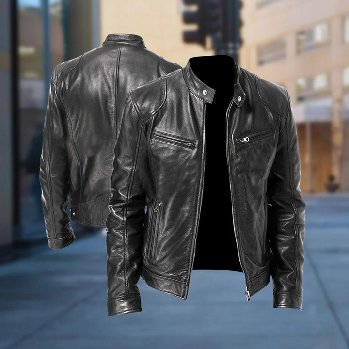 Men's Leather Jacket – Elegant and Durable, in Modern Style