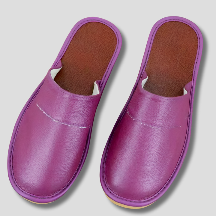 Men’s Leather Slippers