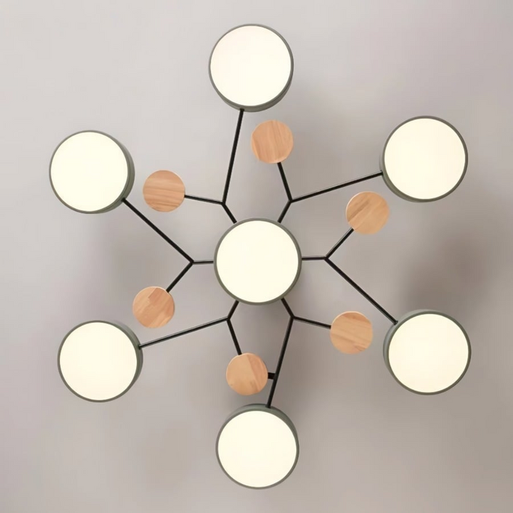 Tidy Modern Design LED Ceiling Lamp | Glare-Free Lighting for Living Rooms and Spaces