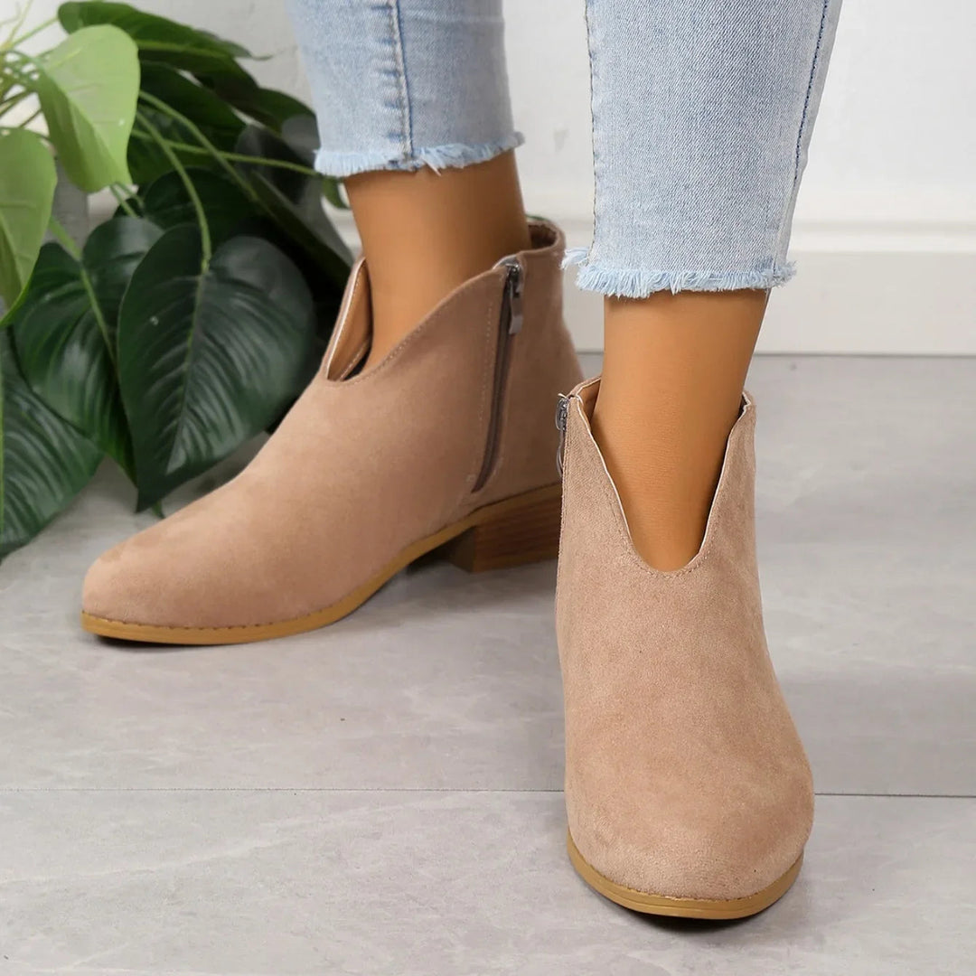 Stylish Suede Ankle Boots for Women