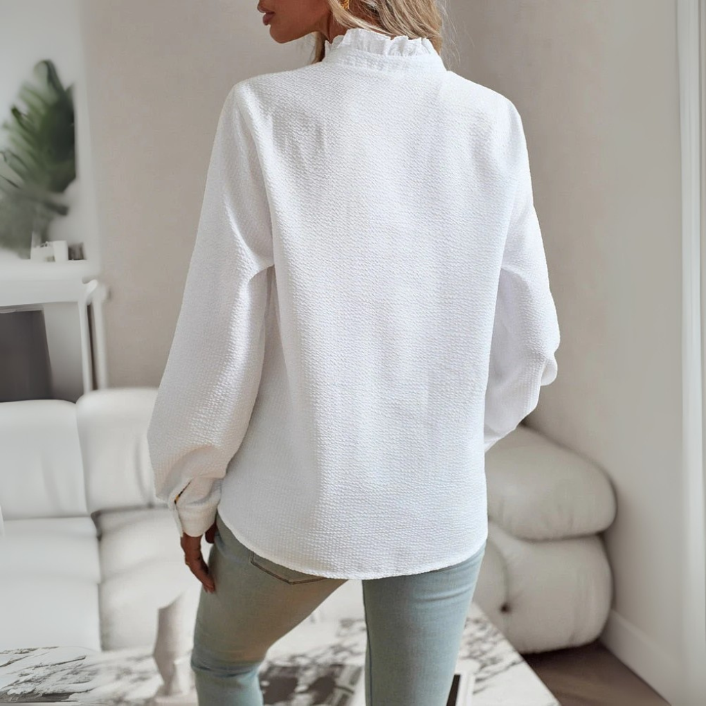 Elegant Long‑Sleeve Blouse