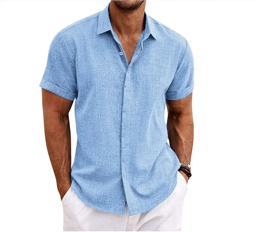 Men's Cotton-Linen Shirt