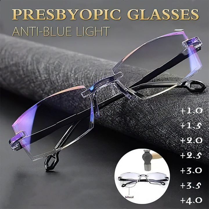Advanced Multifocal Blue Light Blocking Reading Glasses - SapphireView