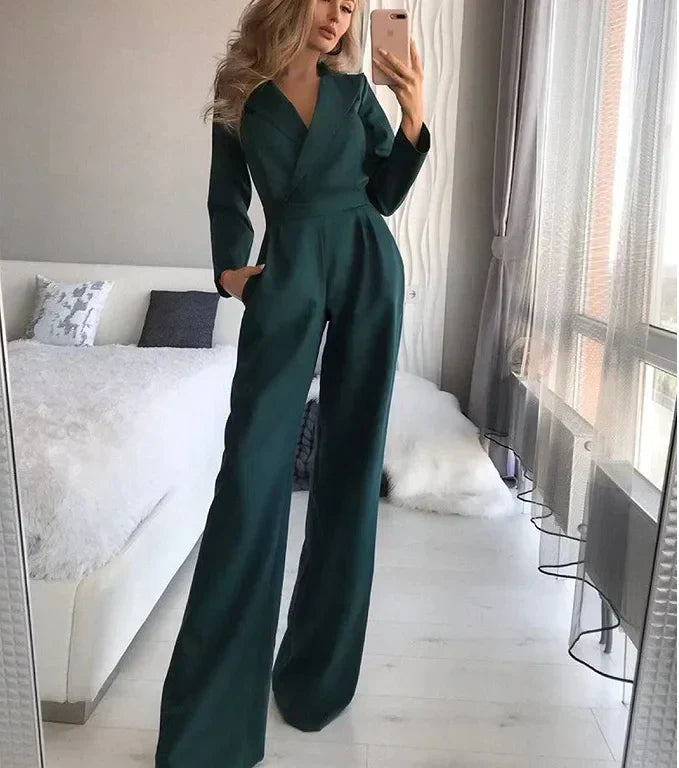 Elegant Long Sleeve Jumpsuit for a Sophisticated Look