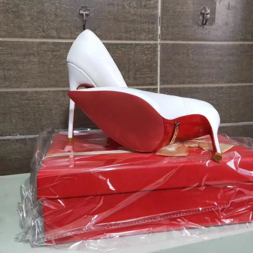 Women's Stiletto Heels – Pointed Toe & Patent Leather, Various Colours