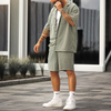 Airy Men's Summer Set with Geometric Pattern – Noah