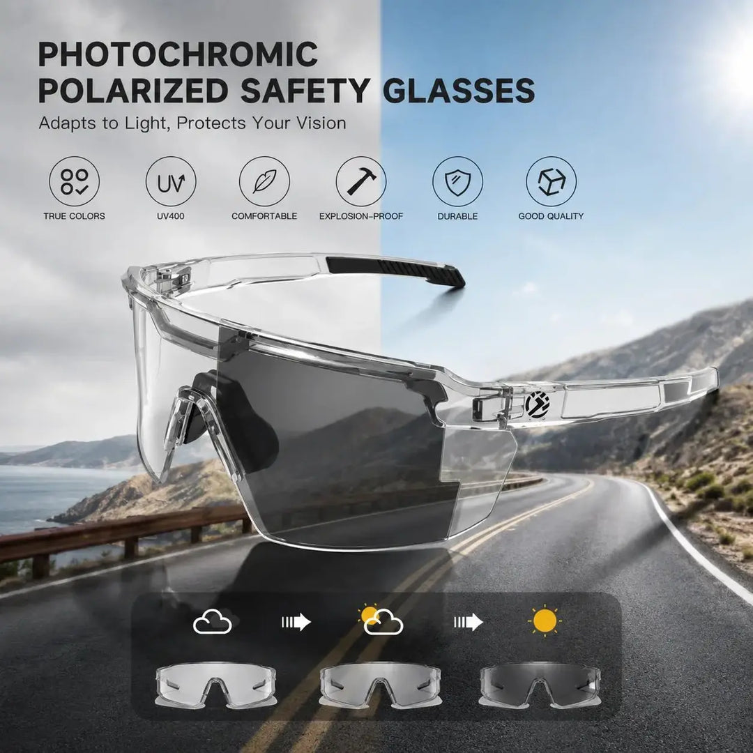SunShift Tactical Sunglasses – Photochromic UV Sports Glasses
