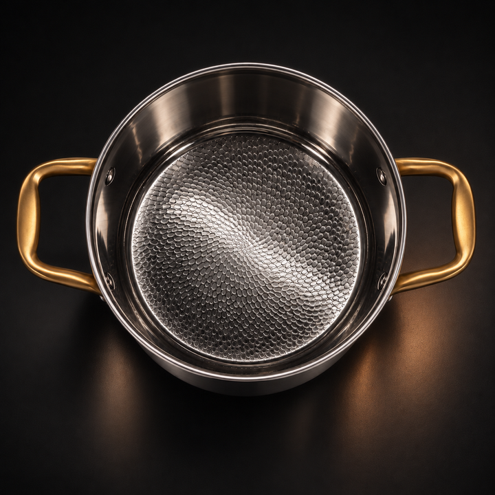 Titanium Cooking Pot with Lid, PFAS-Free, No Chemical Coating