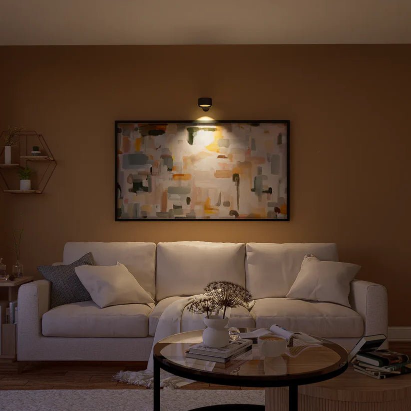 Cordless LED Wall Light with 360° Rotation, Touch Dimming, 3 Light Colours and USB-C Battery
