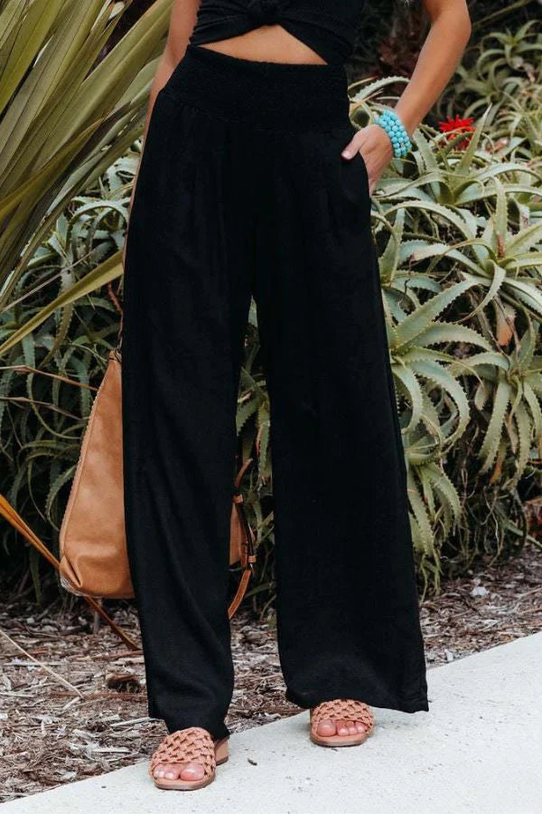 Elegant Stretchy Palazzo Pants for Women