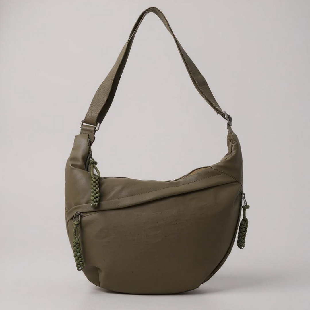 Crescent Shoulder Bag – Made from Sustainable Nylon with Adjustable Shoulder Strap