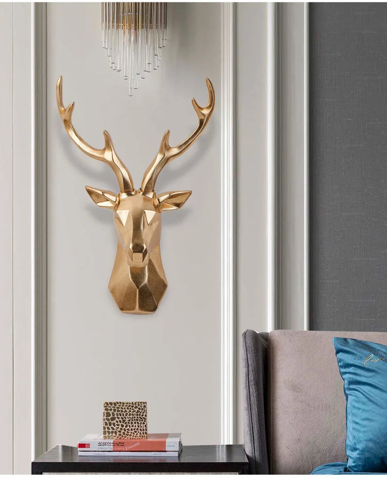 3D Deer Head Sculpture for a Majestic Atmosphere – RegalDeer