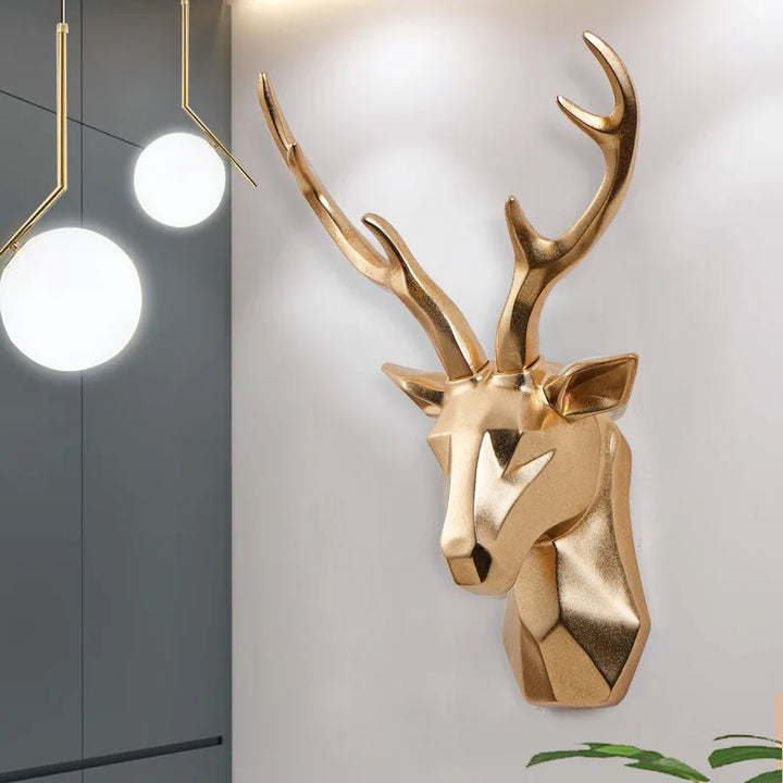 3D Deer Head Sculpture for a Majestic Atmosphere – RegalDeer