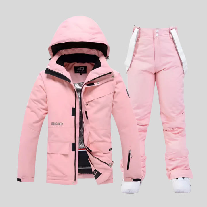 Women’s Ski Jacket & Pants Set Functional Winter Outfit