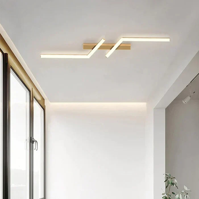 Modern LED Ceiling Lamp – Geometric Light