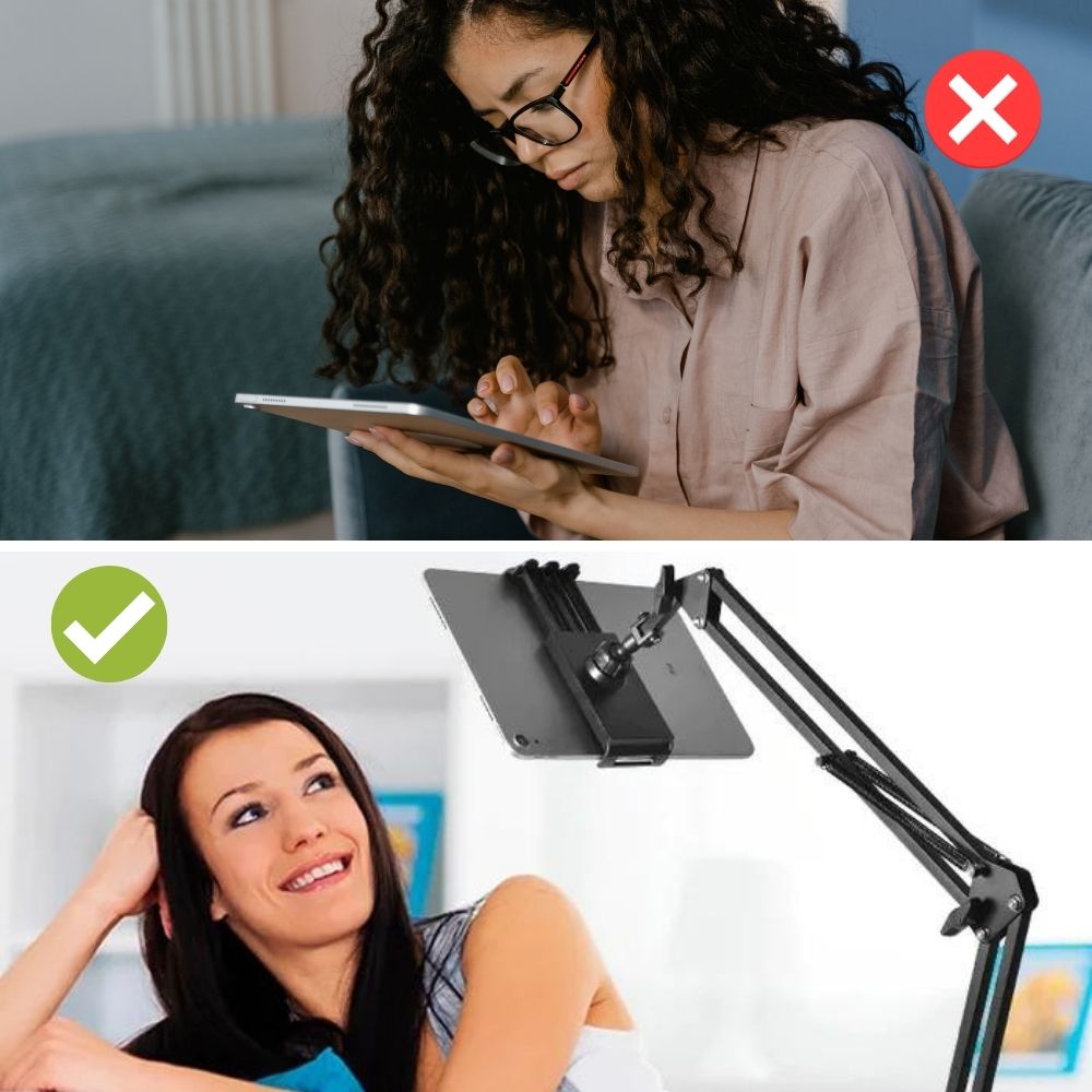 Tablet Stand – FlexiMount – 360° Rotation – Adjustable Support