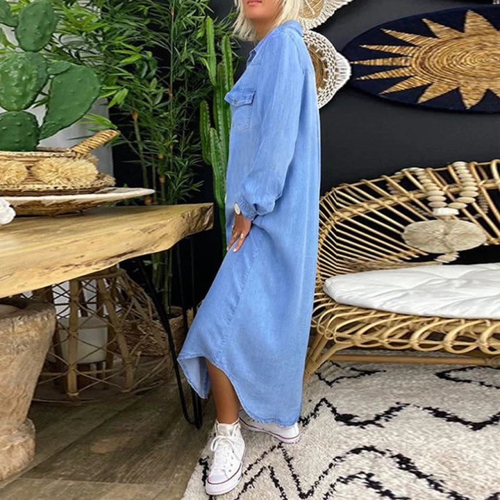 Long Sleeve Denim Dress for Effortless Everyday Style
