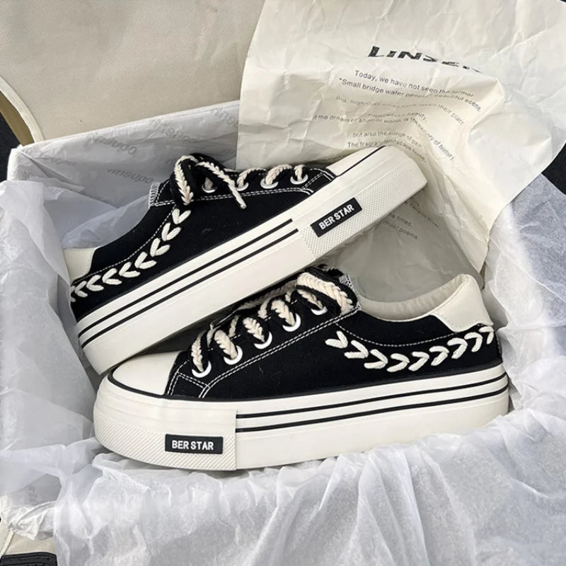 Platform Canvas Sneakers