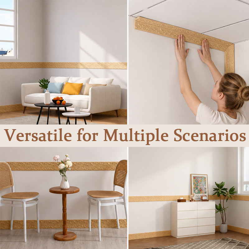 Self-Adhesive Vintage Trim for Walls, Mirrors and Furniture