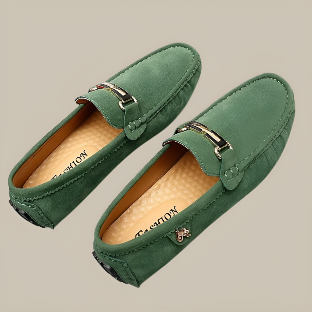 Men’s Suede Slip-On Moccasins