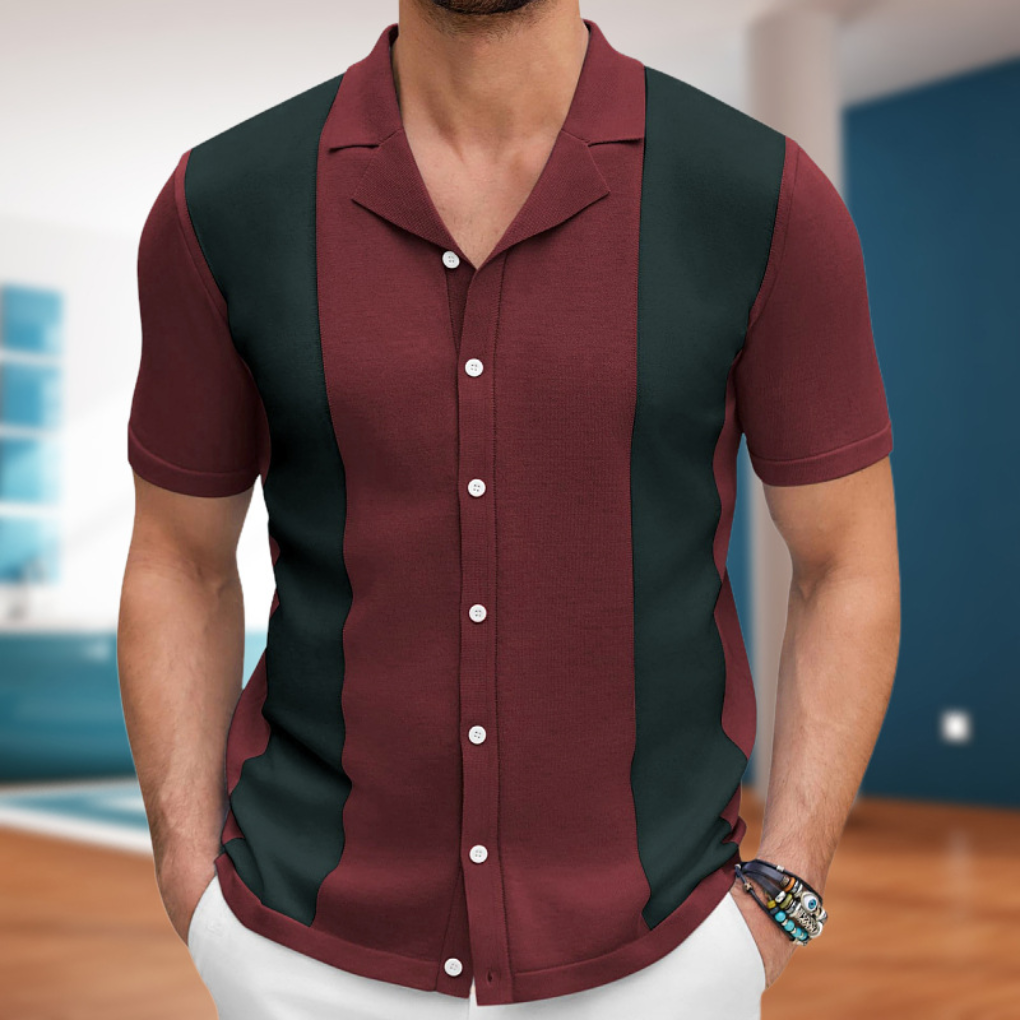 Elegant Men's Cotton Casual Shirt