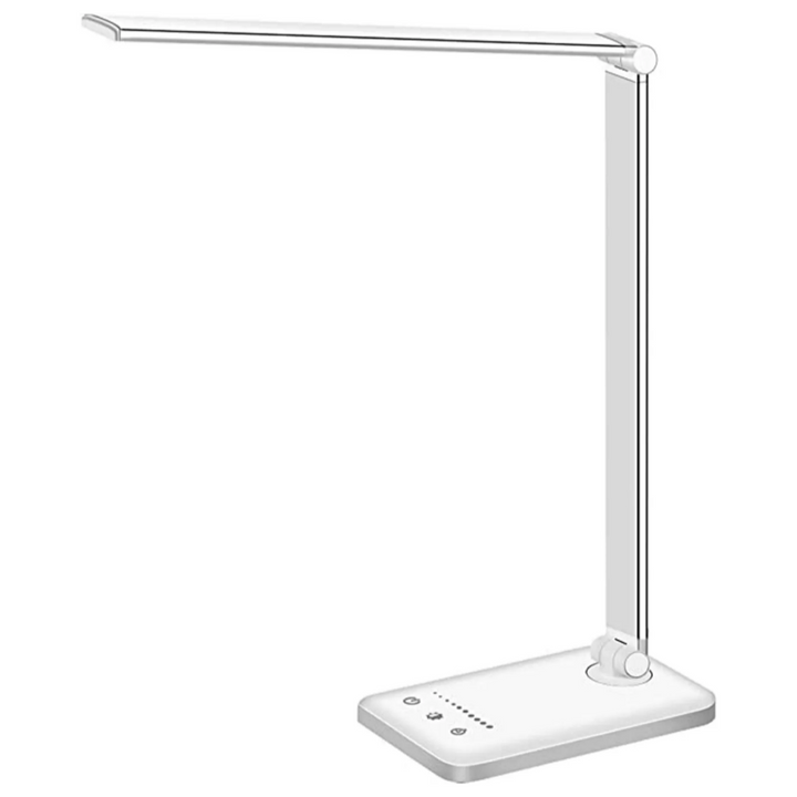 Modern Adjustable LED Desk Lamp with USB Charging Port - BrightEase