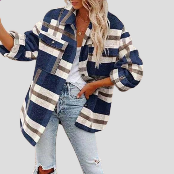 Women’s Plaid Overshirt