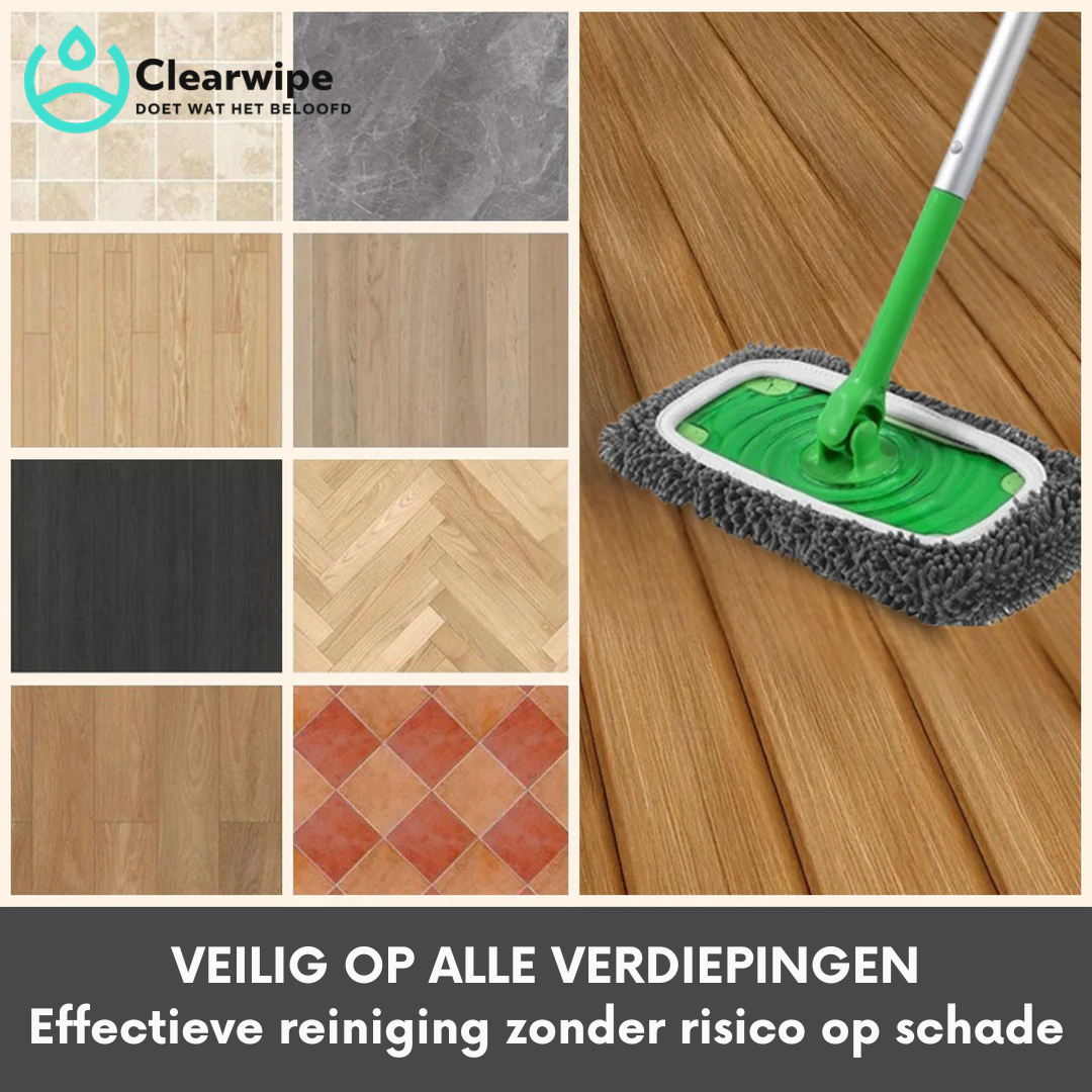 Reusable Microfibre Mop Covers for Wet and Dry Floor Cleaning