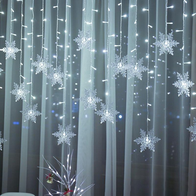 LED Snowflake Fairy Lights | Indoor & Outdoor