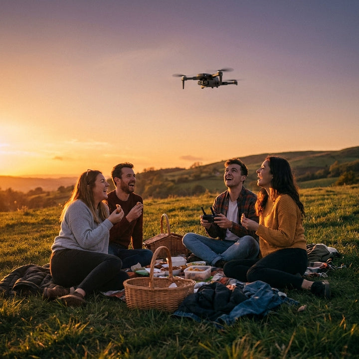 Camera Drone Quadcopter 8K 3-Axis Gimbal Foldable Portable GPS Photography
