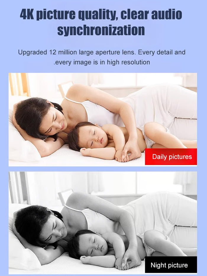 Compact 5G Security Camera with HD Streaming and Night Vision
