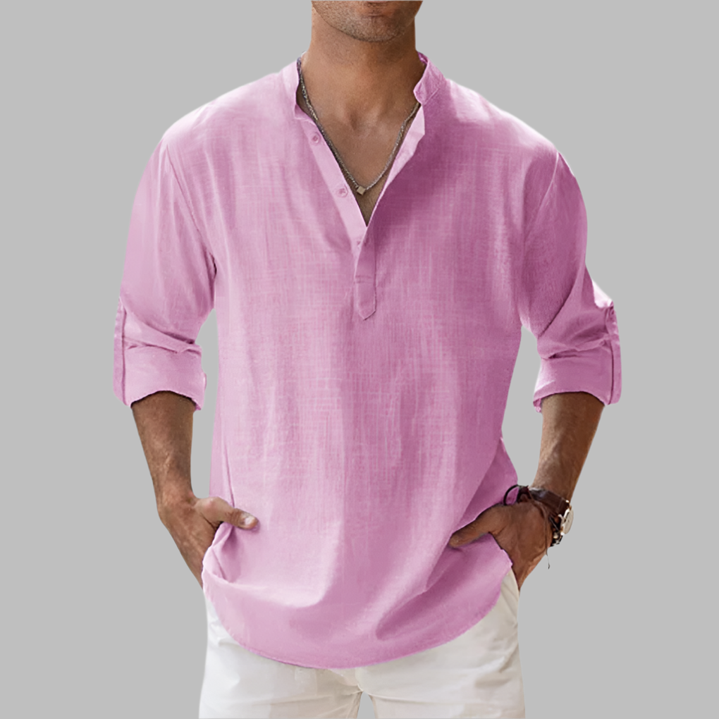 Men’s Relaxed Linen Summer Shirt
