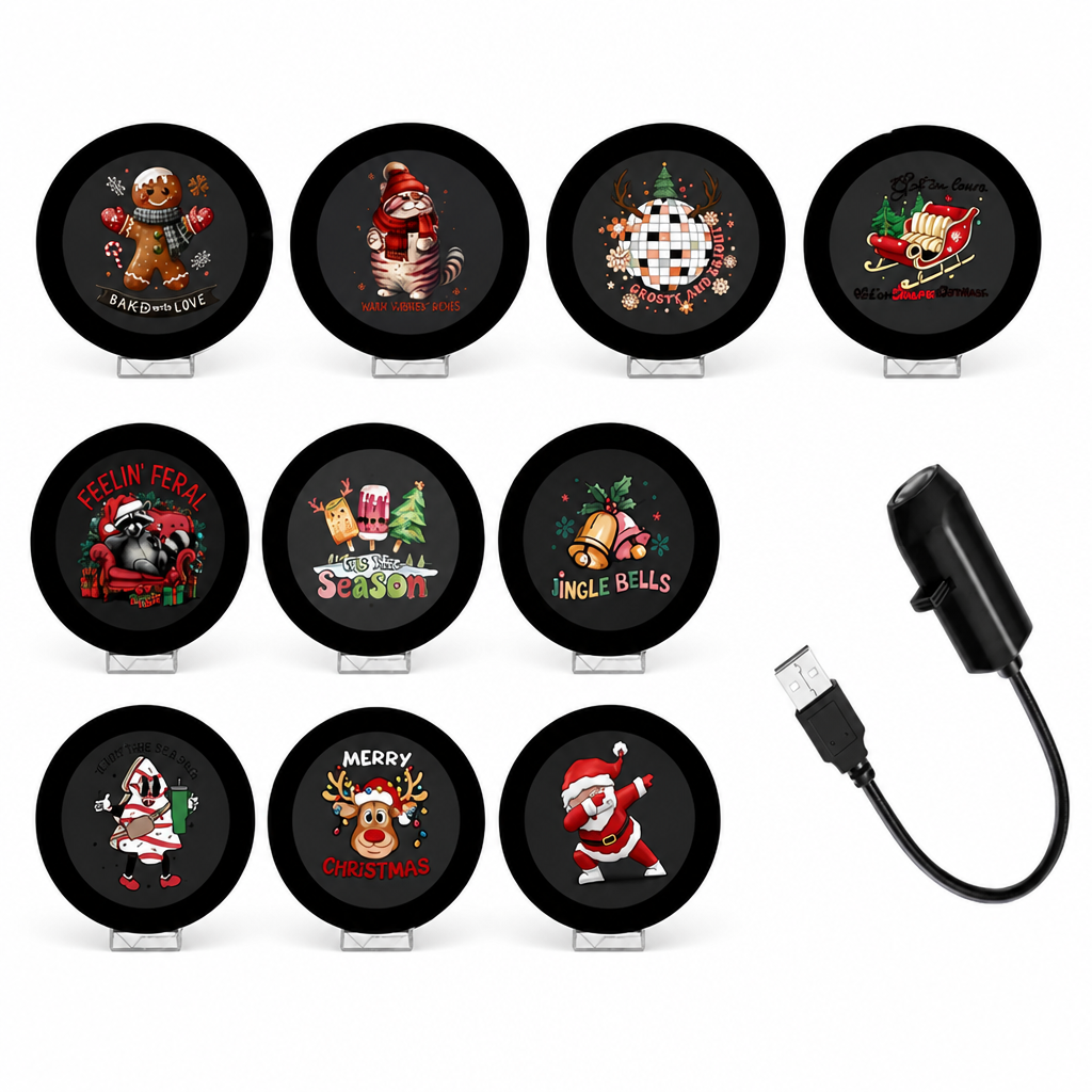 Holiday Light Projector – Instant Festive Scenes in Any Room