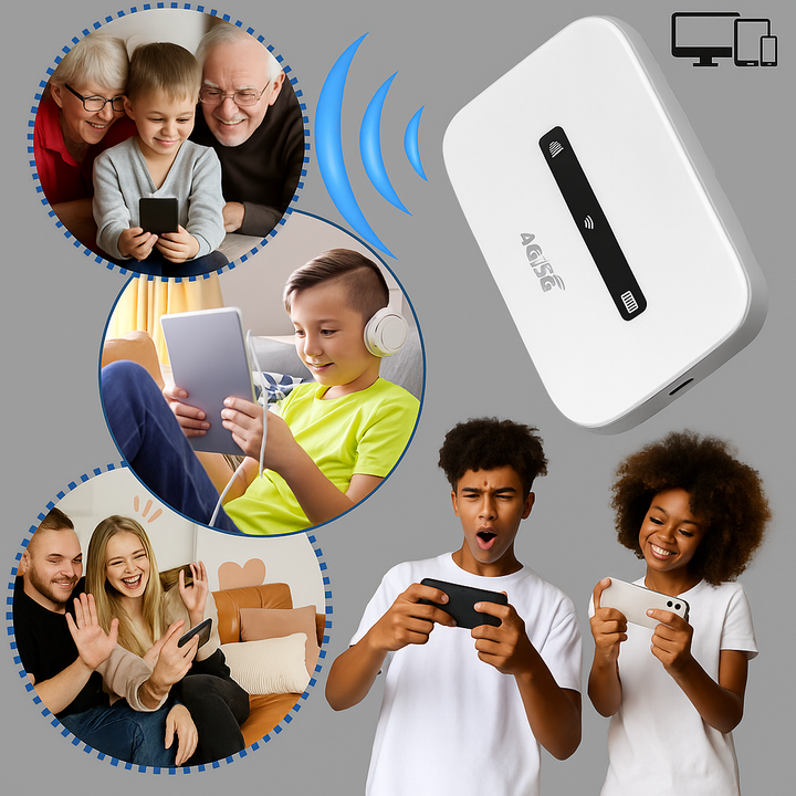 Portable Wi-Fi Router – On-the-Go Internet Access