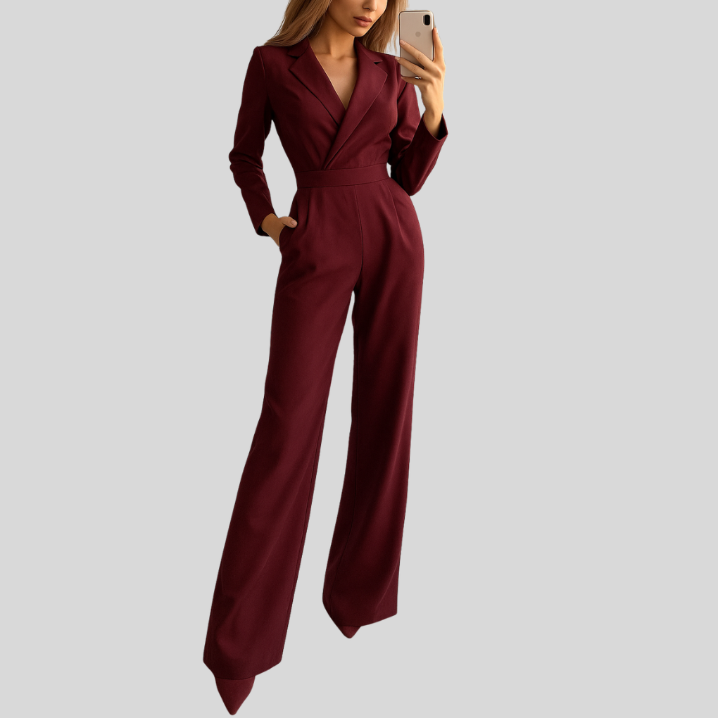 Wide-Strap Jumpsuit – Clean One-Piece Style