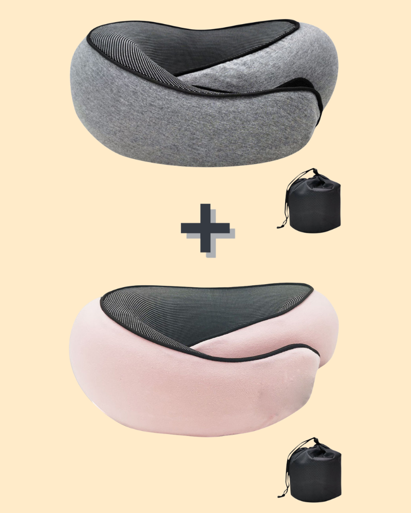 Ergonomic Memory Foam Travel Neck Pillows