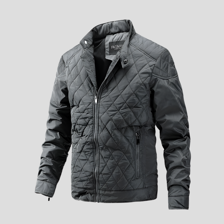 Elegant Transitional Quilted Jacket for Men