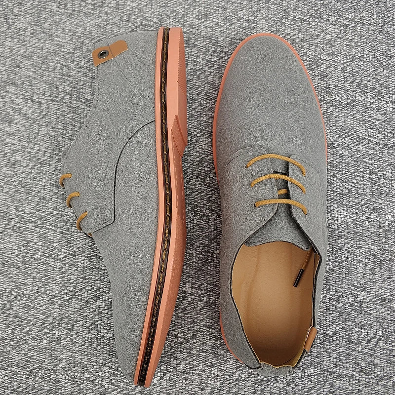 ClassicStep Suede Leather Oxford Shoes Refined Craftsmanship for the Modern Gentleman
